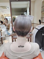 【髪質改善カラー】酸熱TR+カラー+ハホニコTR