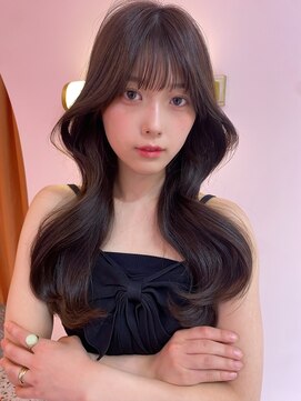 ボタン シブヤ(VOTAN SHIBUYA) 艶カラー/レイヤーカット/韓国ヘア/オリーブベージュ