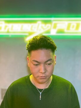 グリーディーフォックス 三軒茶屋(GreedyFOX) 波巻き/マッシュパーマ/ウルフ/ハイライト<理容室>三軒茶屋