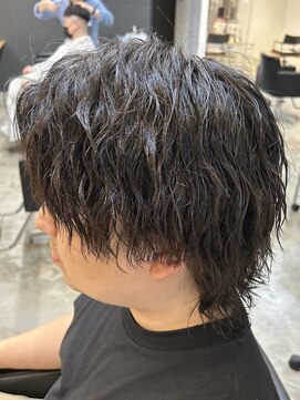 ニアウ 伊勢崎連取店(Niau) メンズマッシュパーマツイストスパイラルパーマ波巻きパーマ