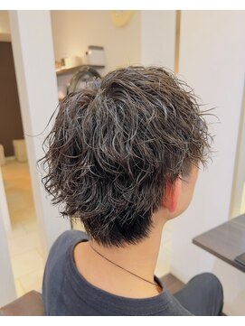ブライト(BRIGHT) マッシュウルフ ツイストスパイラルパーマ 波巻きパーマ