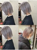 切りっぱなし×ホワイトカラー