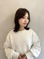 小森谷,切りっぱなしボブ,エアリーロング,美髪,ピンクブラウンg1