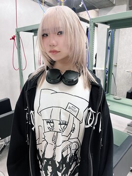 クペウ アエレ(cope'u aele) ボブ/ダブルカラー/ケアブリーチ/ブロンド/梅田/大阪