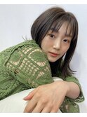20代30代透け感オリーブグレージュカラー