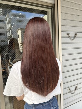 アドア 横浜(ADORE) 【ADORE 横浜】ピンクブラウン×髪質改善トリートメント