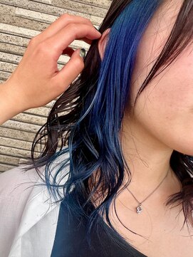 ダブ(DAB) 【イヤリングカラー】ブルー アッシュ ブルーブラック