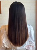 ツヤ髪ストレート
