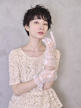 コイ(coii) 外国人風ワンカールパーマ/赤味消しグレージュ