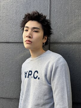 ヒュージ 表参道(huge) スパイキーショート/シャドウパーマ/眉毛/メンズサロン/表参道