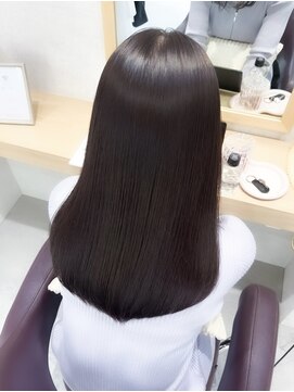 レンテ 千葉(LENTE) 髪質改善巻ける縮毛矯正ラベンダーグレージュレイヤーカット