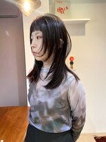 パープル(PURPLE)&nbsp;ロングレイヤー/ウルフカット