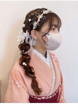 牛若丸ジャパン(Japan)&nbsp;袴ヘア / 編みおろし