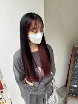 リアンドコー(Re&co) *yoshiya*フェイスフレーミングカラー+カシスピンク*