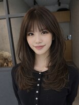 エトワ 中央店(etoi)&nbsp;大分ミディアムボブレイヤーかるめ韓国レイヤーくびれスタイル