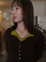 イルフレール(ill frere)&nbsp;顔周りレイヤー　似合わせカット　ベージュ　梅田　中津