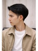 ツーブロアップバング刈り上げ