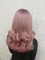 アン ブリーチ 大宮駅東口店(UN BLEACH)&nbsp;ブリーチ２回ピンクベージュカラー♪