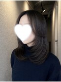 レイヤーカット透明感ベージュカラー川越本川越
