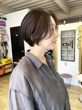 ヌード(NUDE) NUDE ハンサムショート前髪カットレイヤーショート大人ショート