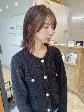ReFa認定プレミアムサロン 全席個室美容室 Zina ガーデンズ千早【6/27OPEN(予定)】 《Zina千早 藤》ミディアム/外ハネ/レイヤー/20代30代40代