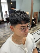 スタンドバーバー 柏(STAND BARBER)&nbsp;リバースセンターパート/ニュアンスパーマ/ダウンバング/柏