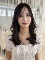 ヘアーサロン クスキ(hair salon KUSUKI) 自然な高さのレイヤースタイル 前髪うすめ