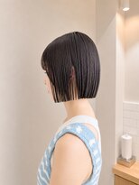 フォト 新宿三丁目(foto)&nbsp;髪質改善縮毛矯正地毛風ストレート切りっぱなしボブ