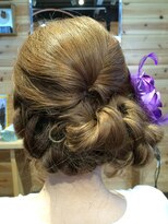 カシュカシュヘア(Cache-Cache hair)&nbsp;浴衣アップスタイル～いいな～おれも行きたいなあ～