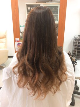 デュオヘアー エクステンションズ 新宿 ナチュラルグラーデーション風Ｓｔｙｌｅ
