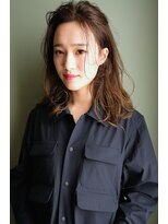 キツネ(KITSUNE)&nbsp;KITSUNE×カジュアパーマ×ナチュラルデザインカラー