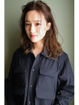 キツネ(KITSUNE) KITSUNE×カジュアパーマ×ナチュラルデザインカラー