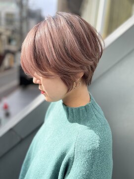 ヌード(NUDE) 「NUDE」#10代20代30代大人ショートボブ束感ショートWカラー