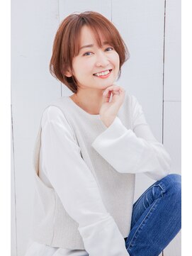 アトリエマサコ ホテル横浜キャメロットジャパン店(Atelier MASAKO) 丸みショートボブ&ベージュカラー♪