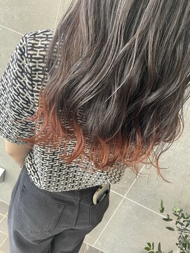 ラシサ(rashisa) 裾カラー"オレンジ"