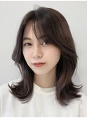 韓国風ミディアムスタイル