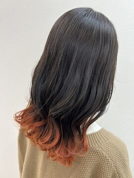 アールモンドヘア新世界 【北見】#裾カラー#ブリーチカラー#ダブルカラー