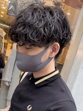 ウェイビーエフティフィフス 横浜西口(WAVEY ft.fifth) 波巻きスパイラルパーママッシュショート無造作パーマ刈り上げ