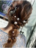 お呼ばれヘアアレンジ★パールで周りと差をつけたお洒落を♪