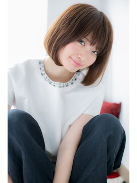 ドクターズサロン LAB 小山店 シンプルなツヤ髪ピュアなフェミニンボブf小山20代30代40代