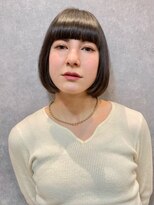 サロンド アクトレス 恵比寿店(salon de actress) モード　ツヤボブ　暗めカラー