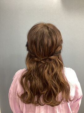 キープス(Keeps) カジュアルハーフアップ