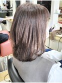 大人可愛いミディアムレイヤー/ミセススタイル/30代40代50代