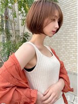 ロンド アンブル 四条烏丸(Lond ambre)&nbsp;横顔が美しいシルエットで魅力する丸みショートボブ