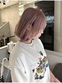 ミルクティーピンク×似合わせカット×ハイトーンカラー☆13