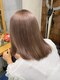 ウルヘアー(ULU hair)の写真/《髪質改善トリートメント/ケラチントリートメント/髪質改善カラー》でハリコシのある潤いたっぷりの美髪を