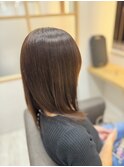 ブラウンカラー×トリートメント