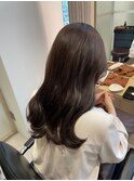 透明感ベージュカラー