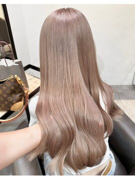 ベレーザ 原宿(Beleza) 5153ニュアンスカラー艶髪ハイトーンシルキーベージュ韓国ヘア