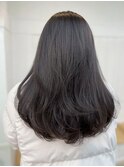 透明感カラー大人レイヤー顔周りカット・渋谷原宿【六三四指名】